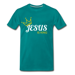 Jesus is King - teal