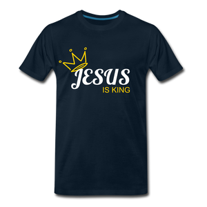 Jesus is King - deep navy