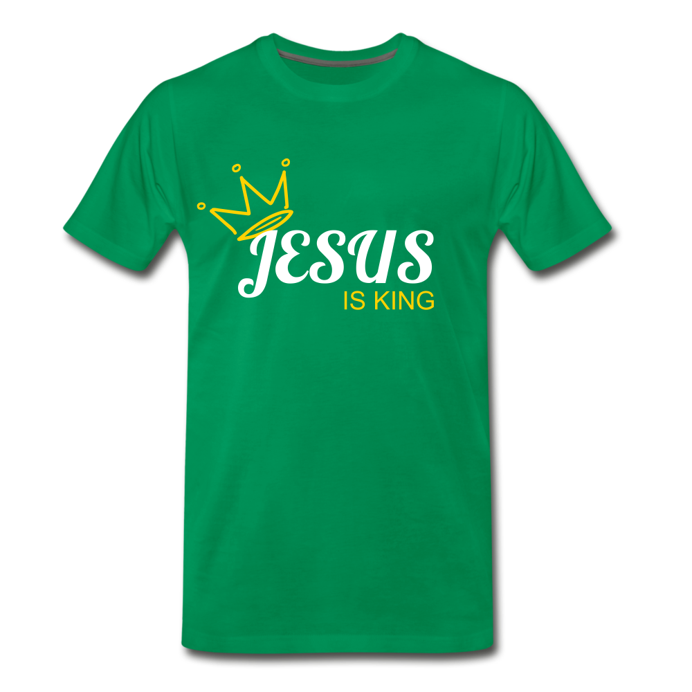 Jesus is King - kelly green