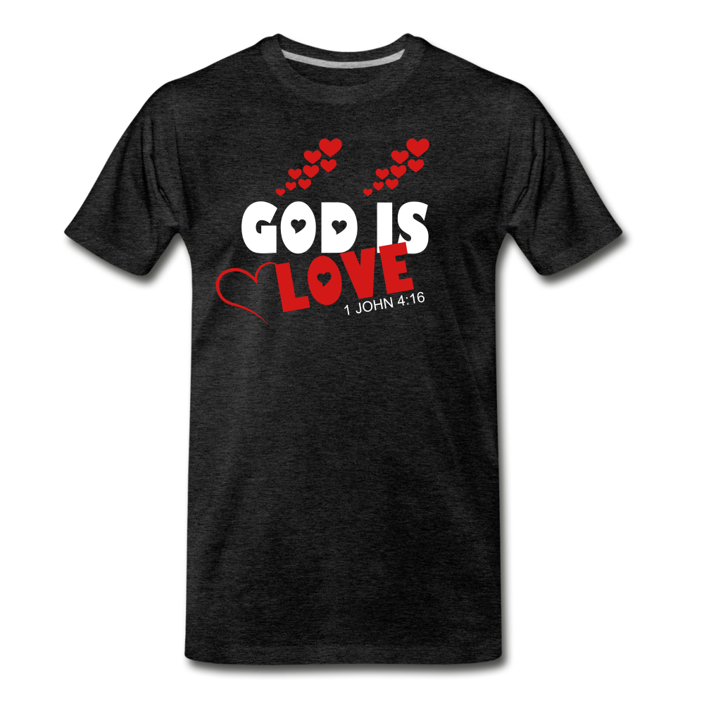 GOD IS LOVE - charcoal gray