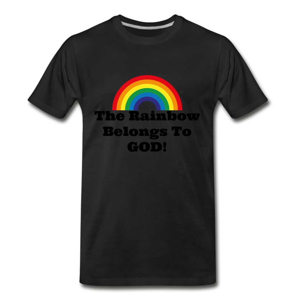 Rainbow belongs to GOD - black