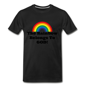 Rainbow belongs to GOD - black