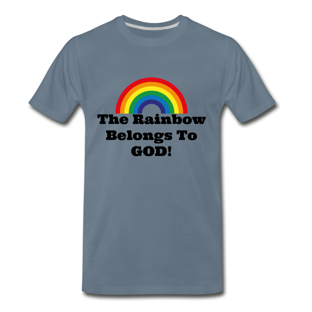Rainbow belongs to GOD - steel blue