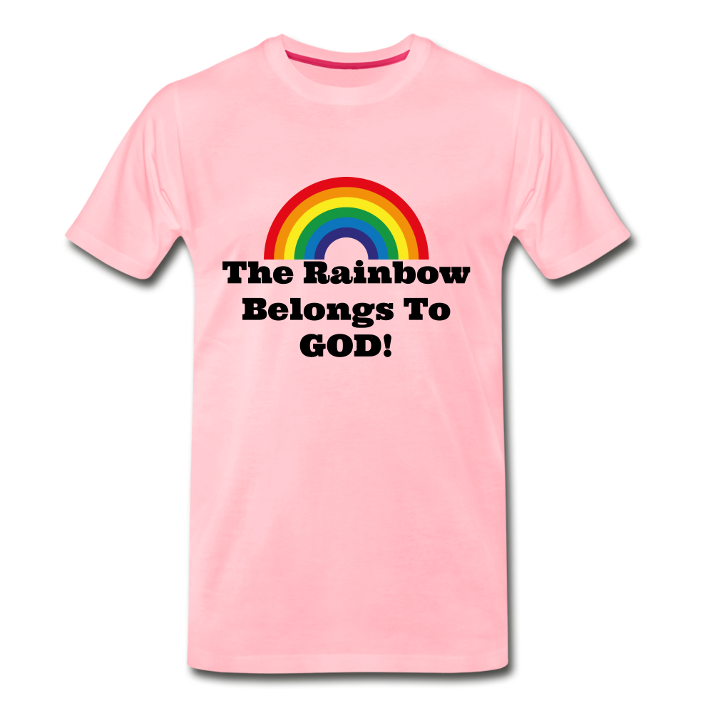 Rainbow belongs to GOD - pink