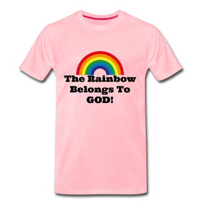 Rainbow belongs to GOD - pink