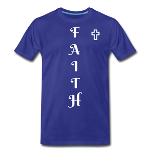 Vertical Faith - royal blue
