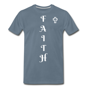 Vertical Faith - steel blue
