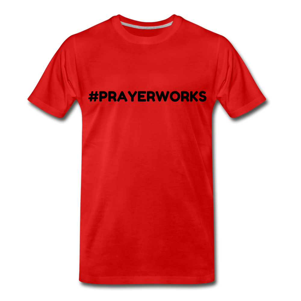 Prayer Works Tee - red