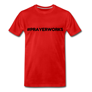 Prayer Works Tee - red