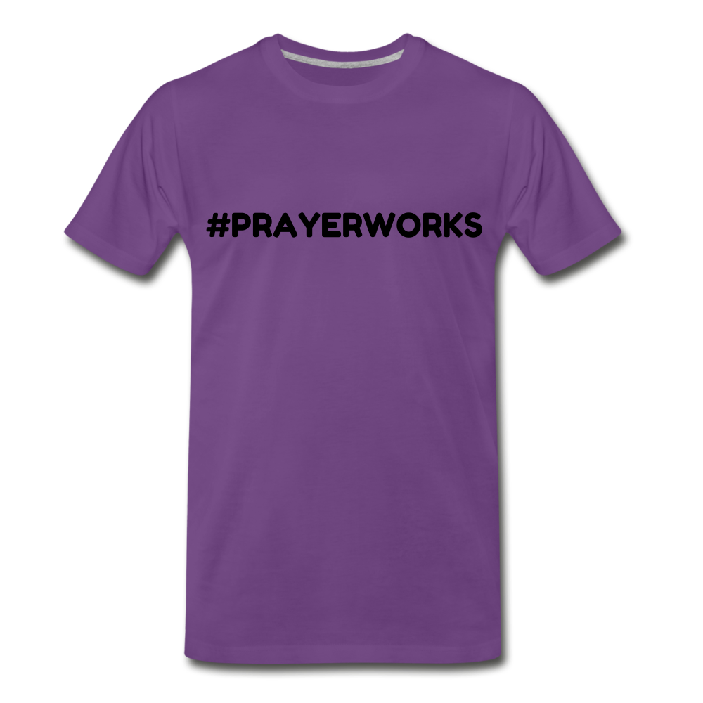 Prayer Works Tee - purple