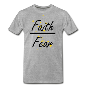 Faith Over Fear - heather gray