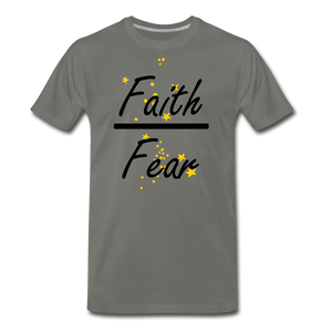 Faith Over Fear - asphalt gray