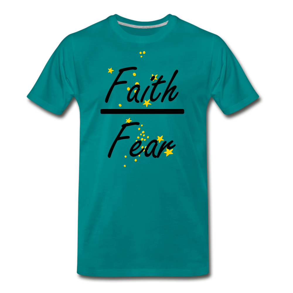 Faith Over Fear - teal