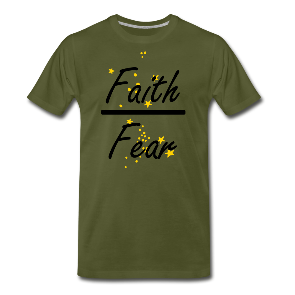 Faith Over Fear - olive green