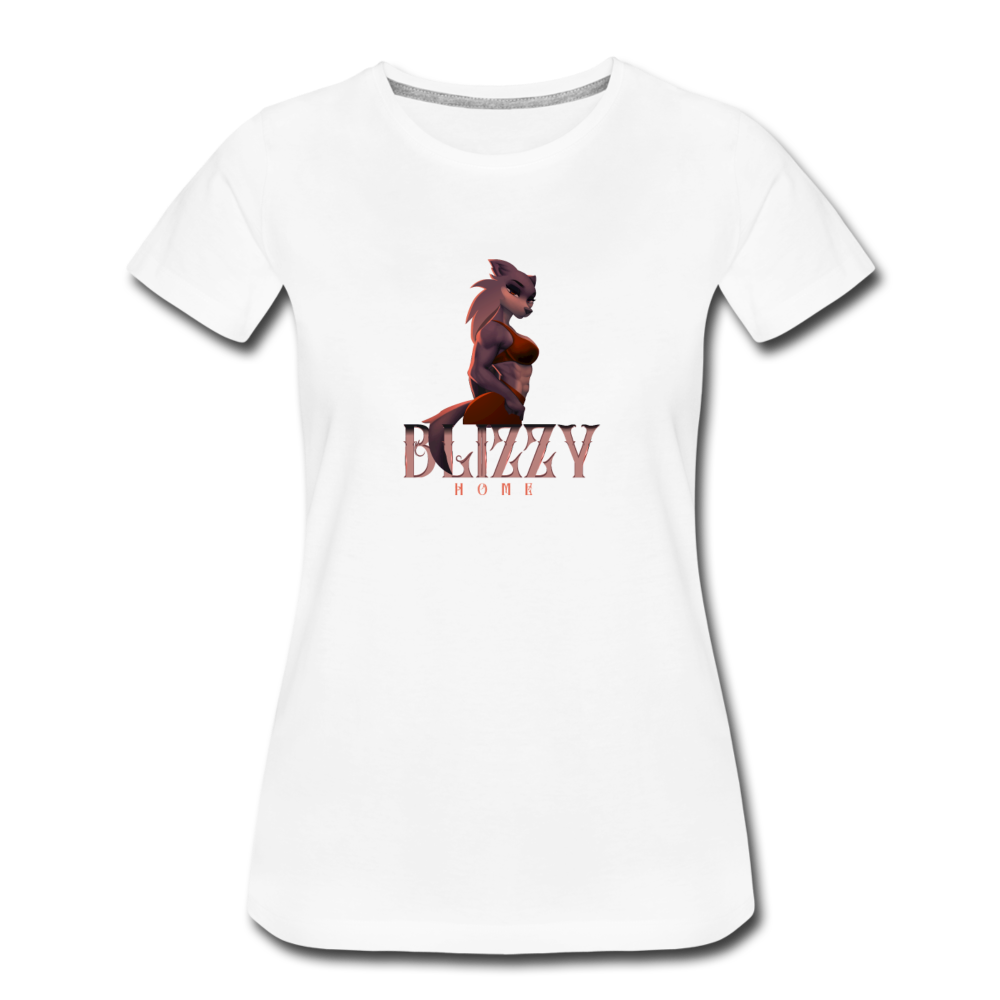 Blizzy Home She-Wolf Tee - white