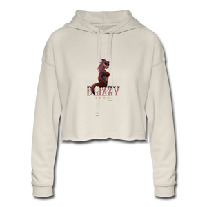 Blizzy Home She-Wolf Women's Cropped Hoodie - dust