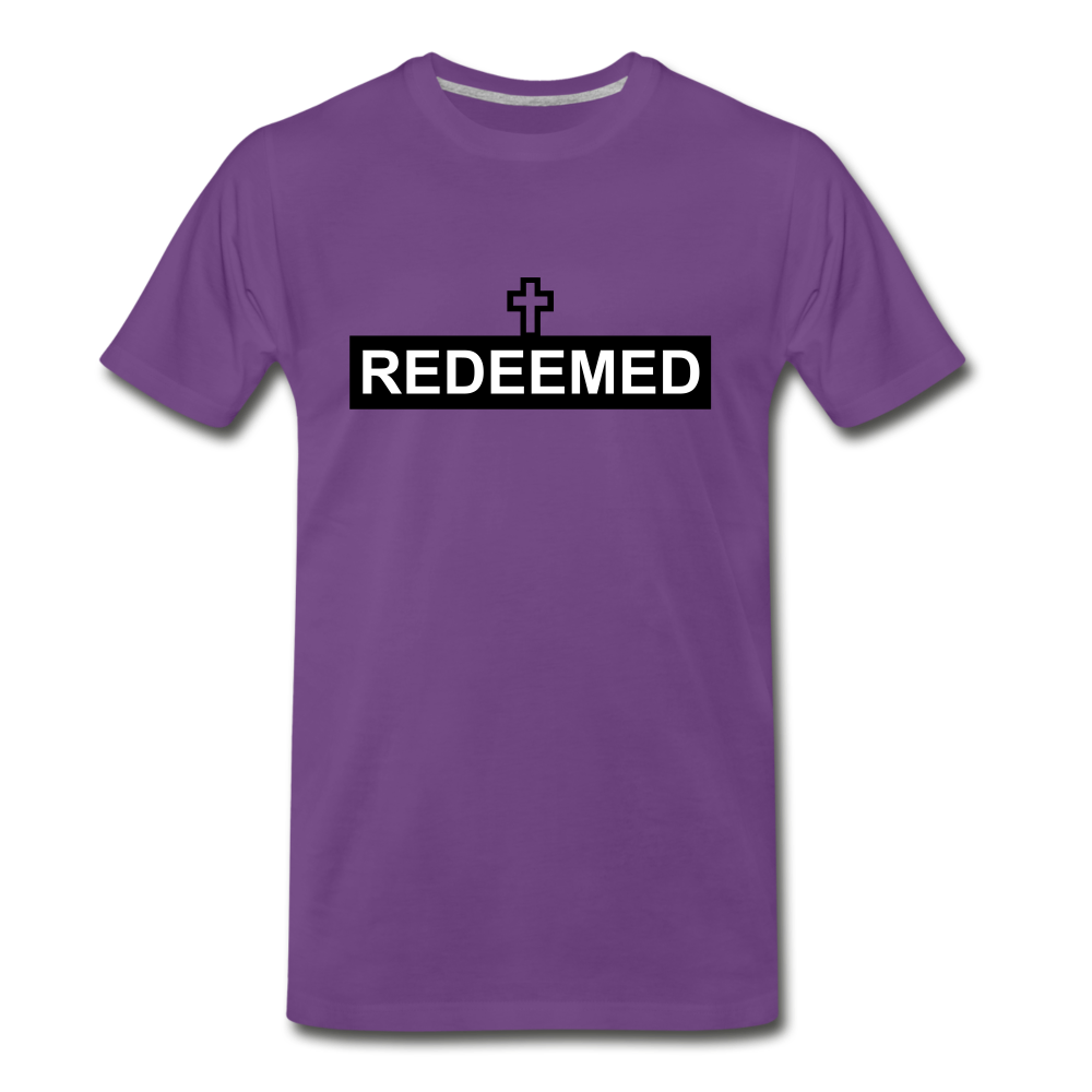 Redeemed tee - purple
