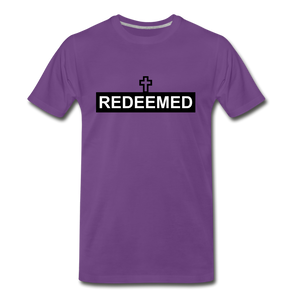 Redeemed tee - purple