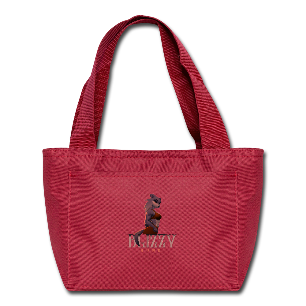 Ladies wolf pack Lunch Bag - red