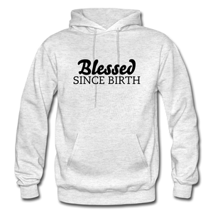 Blessed Since Birth - light heather gray