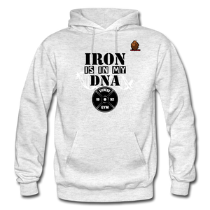 Iron is in my DNA hoodie - light heather gray