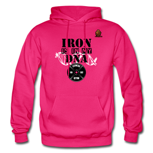 Iron is in my DNA hoodie - fuchsia