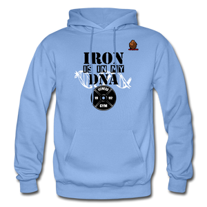 Iron is in my DNA hoodie - carolina blue