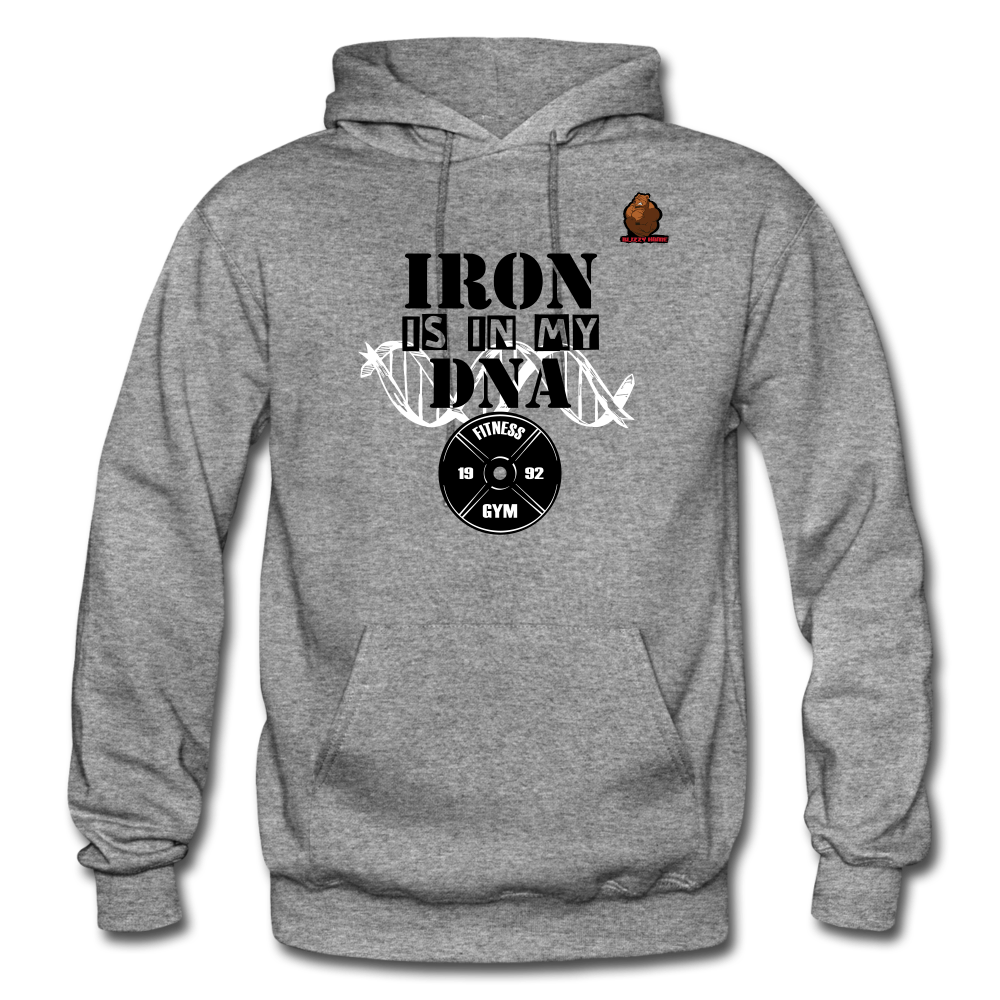 Iron is in my DNA hoodie - graphite heather