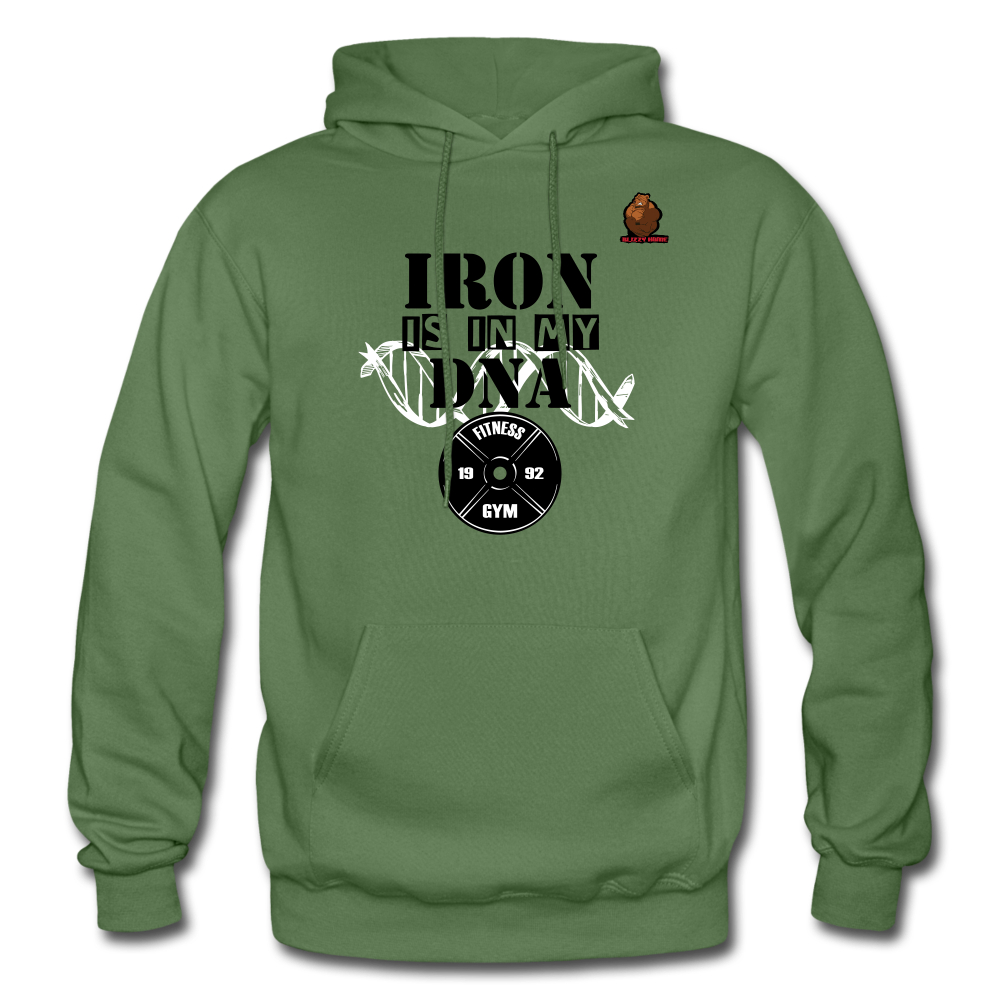 Iron is in my DNA hoodie - military green