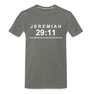JEREMIAH 29:11 - asphalt gray