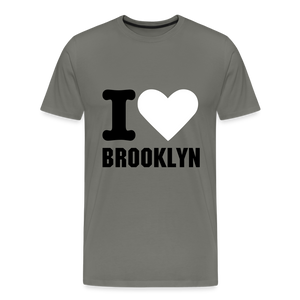 I Heart Brooklyn Tee - asphalt gray