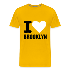 I Heart Brooklyn Tee - sun yellow