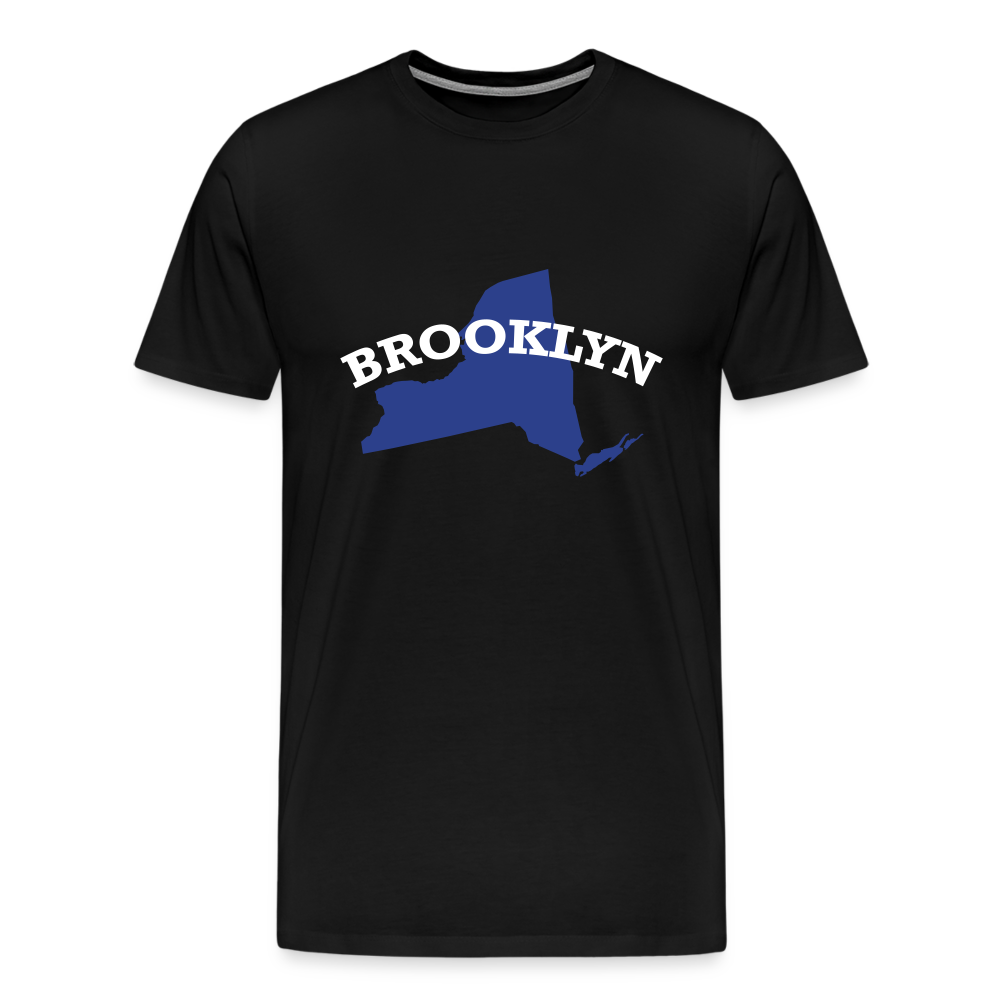 Brooklyn NY state Tee - black