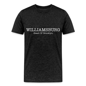 Williamsburg Heart of BK Tee. - charcoal grey