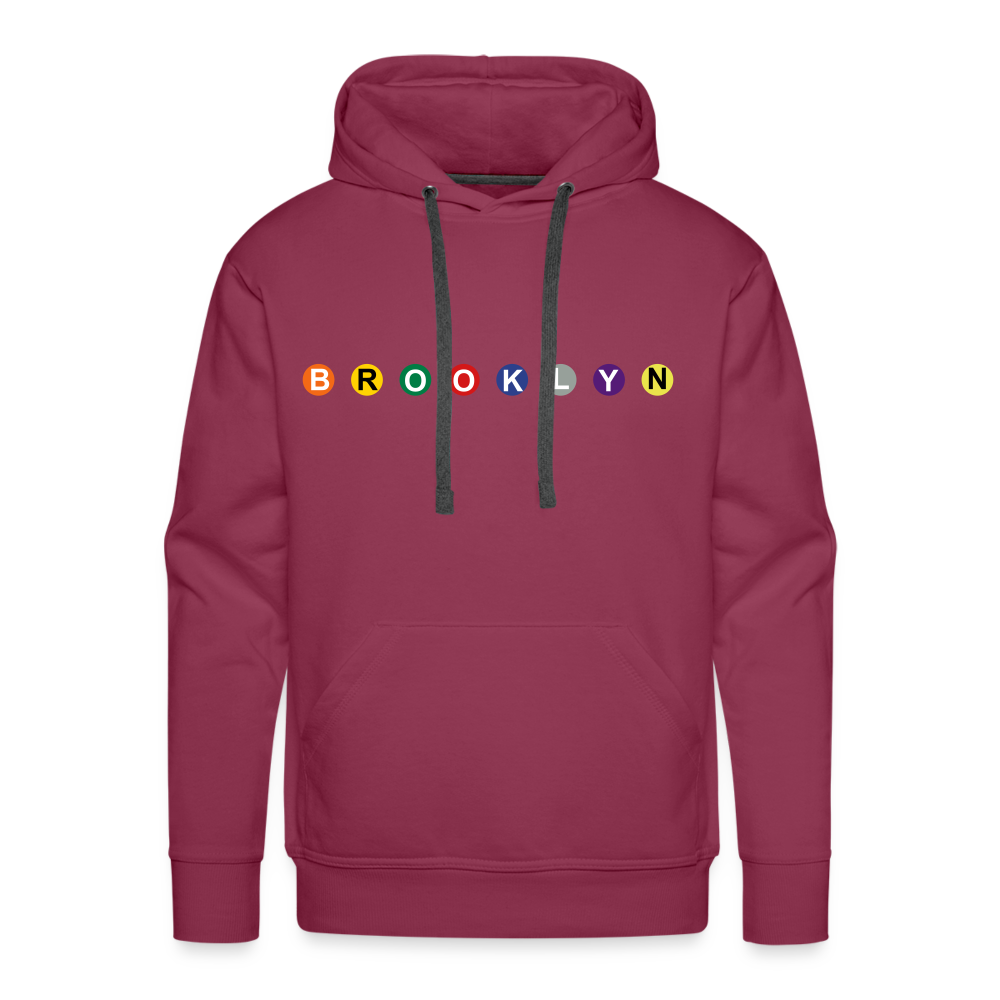 Brooklyn Premium Hoodie - burgundy