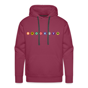Brooklyn Premium Hoodie - burgundy