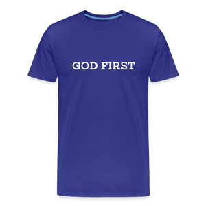 God First Tee. - royal blue