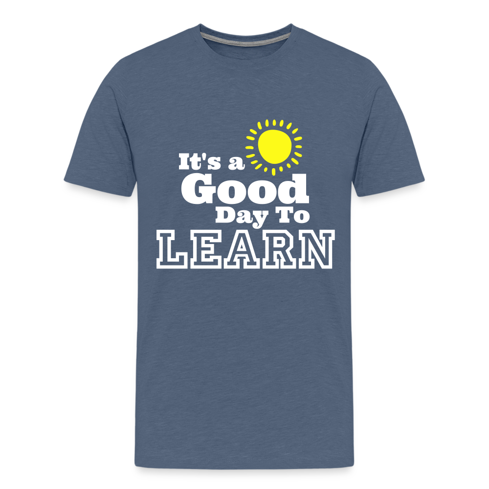 Good Day to learn - heather blue