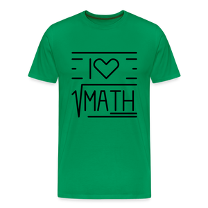Math Tee - kelly green