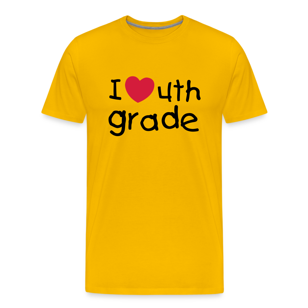love 4th grade - sun yellow