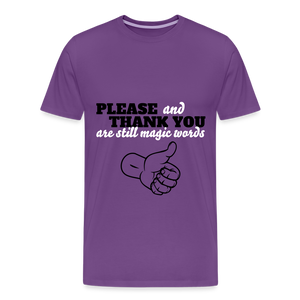 Please and thank you - purple