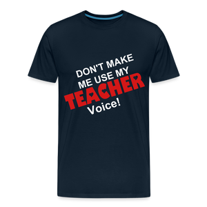 Teacher Voice - deep navy