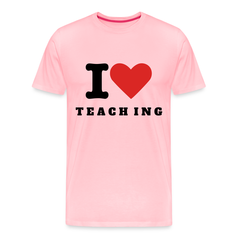 I HEART TEACHING - pink