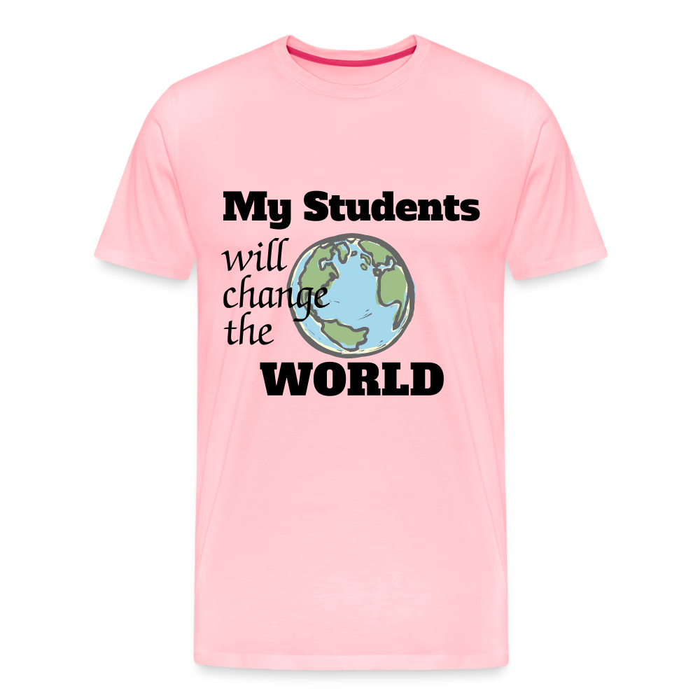 Students will change the world - pink