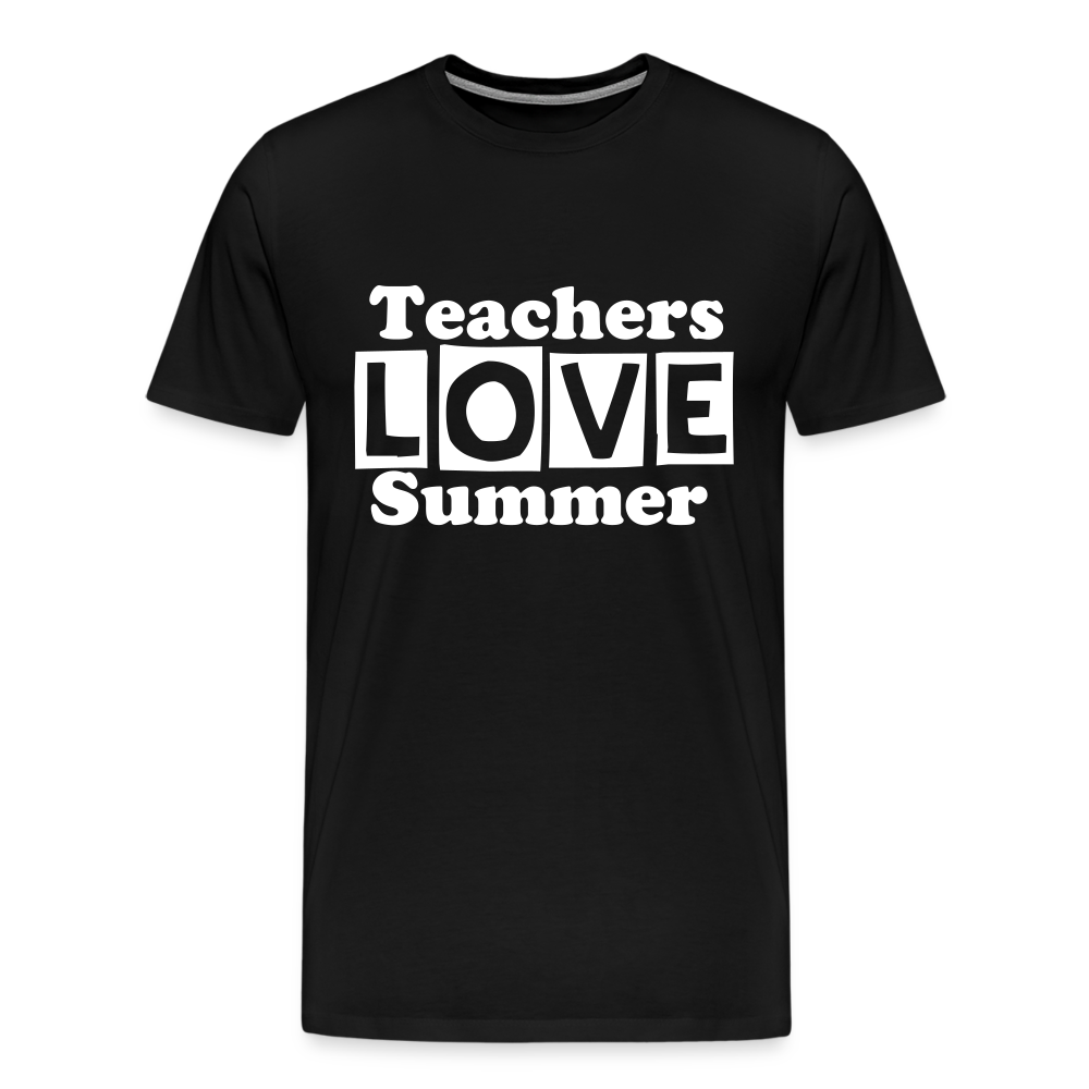 Teachers love summer - black
