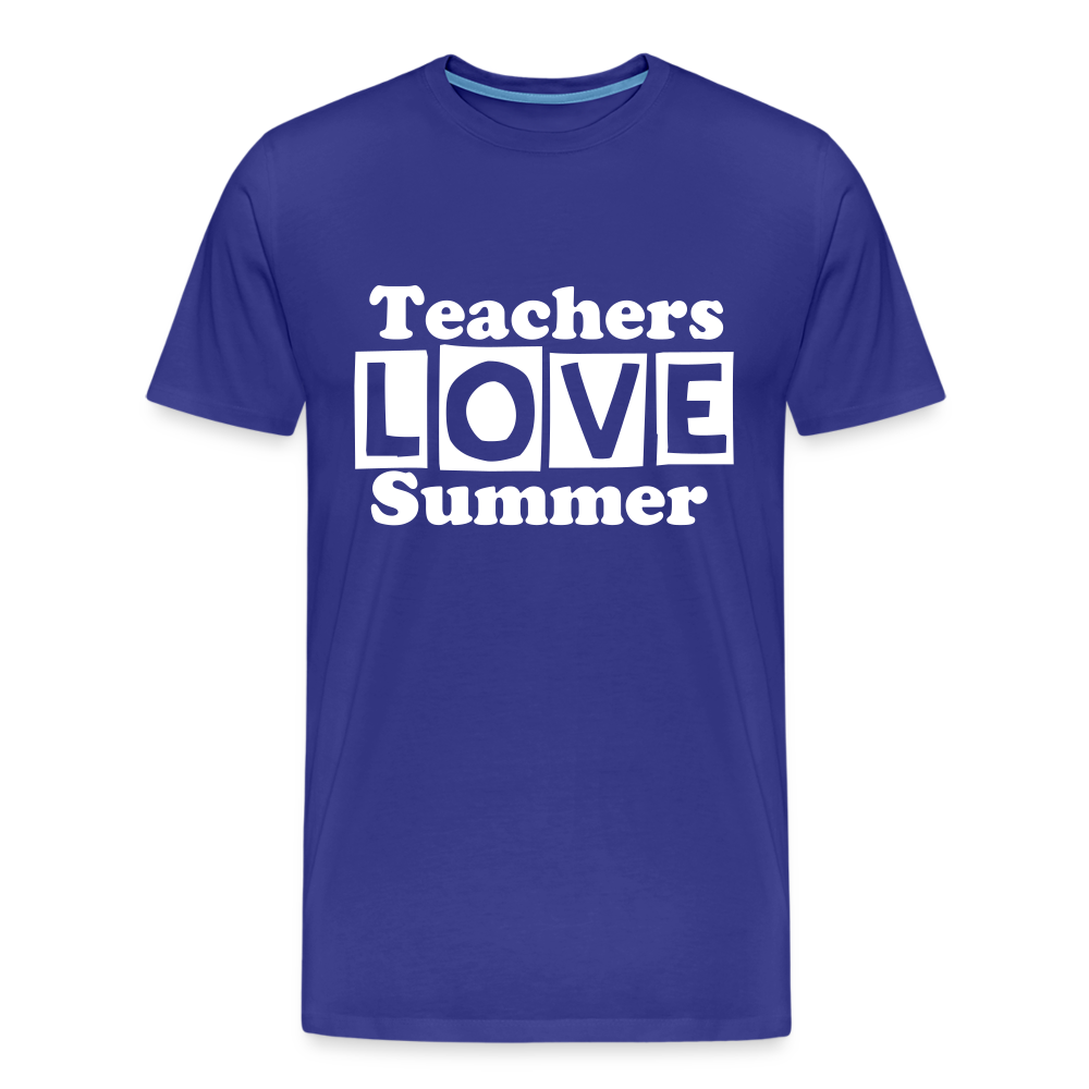 Teachers love summer - royal blue