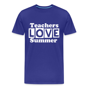 Teachers love summer - royal blue