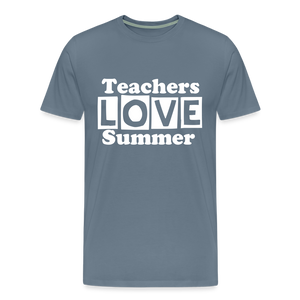 Teachers love summer - steel blue