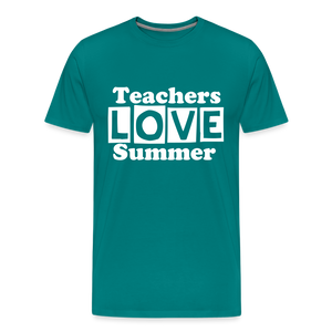 Teachers love summer - teal