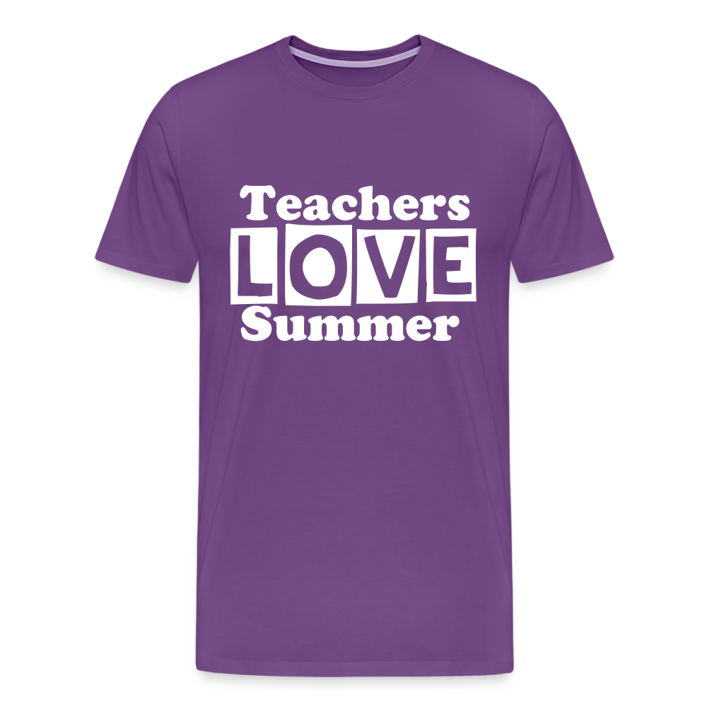 Teachers love summer - purple
